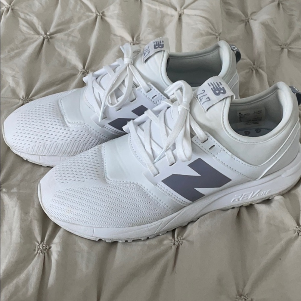 New Balance 247 REV Lite White with silver